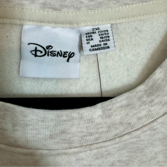 NWT. Primark Disney 2XL Lady & the Tramp sweatshirt. Features classic image - Picture 10 of 10